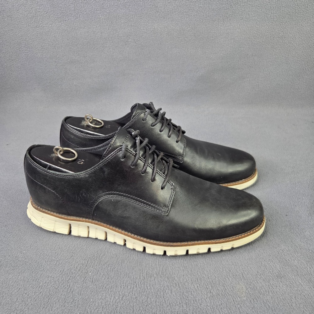Cole Haan Men's ZeroGrand Plain Toe Oxfords Black Shoe Size 12M C41427 Casual